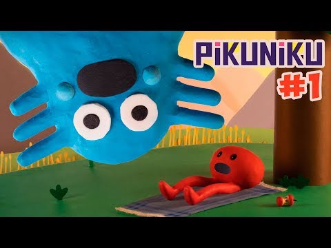 Видео: Приключения ПИКУНИКУ #1 Знакомство. Веселая игра PIKUNIKU  как красный шар