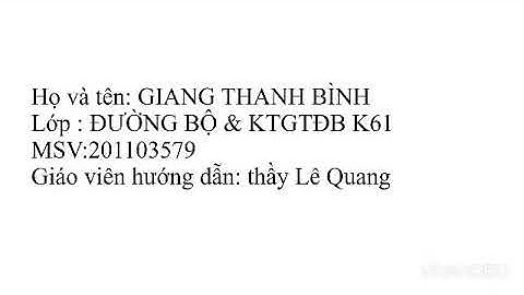 trắc địa đại cương : bài thực hành số 2