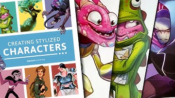 Creating Stylized Characters Book Preview 3D Publishing art book
