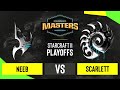 SC2 - Neeb vs. Scarlett - DH Masters: Winter 2020 - Playoffs - NA