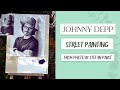 Hyper-Realistic Portrait of Johnny Depp streets portrait painter | Outdoor Art Session