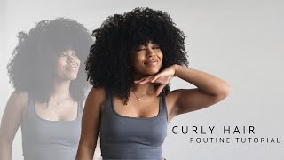 MY *UPDATED* EASY 3B,3C,4A WASH AND GO| HOW TO GET RID OF SHRINKAGE + VOLUMINOUS DEFINED CURLS