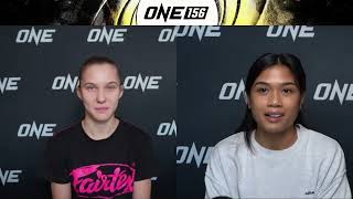 Smilla Sundell vs Jackie Buntan face-off interview | ONE Championship 156