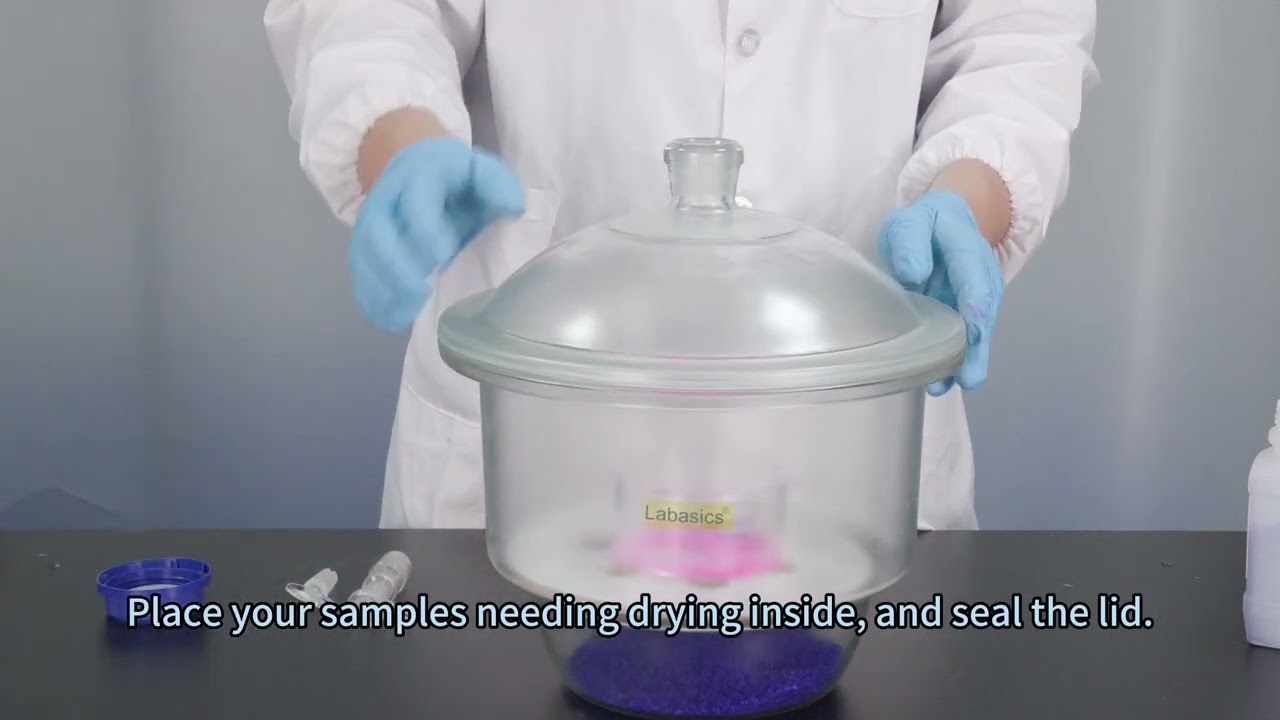 Enhance your laboratory research with our Glass Vacuum Desiccator!