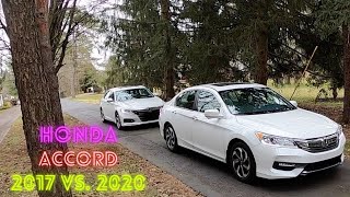 2017 Honda Accord vs. 2020 Honda Accord: Driver's Perspective Test Drive & Comparison Test