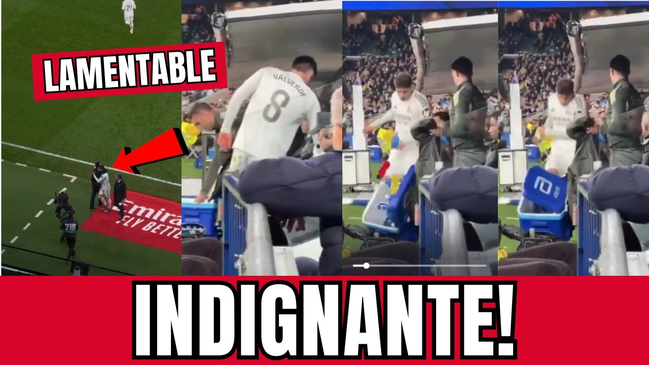 Valverde "EFURECIDO" Por la sustitucion de Arbeloa!