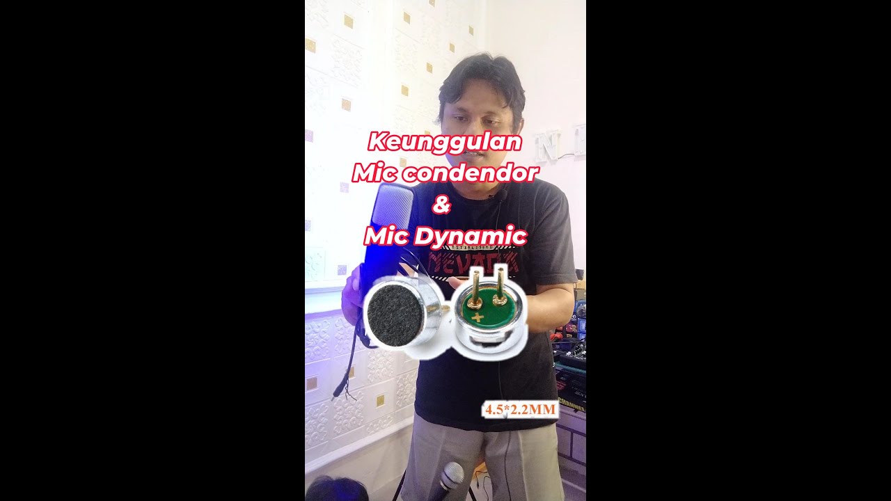 The difference between a condenser mic and a dynamic mic - YouTube