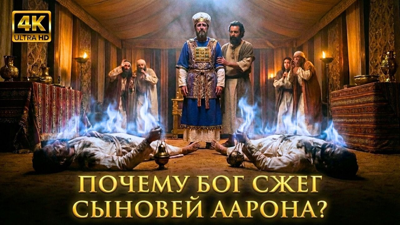 ПОЧЕМУ БОГ СОЖЁГ ЗАЖИВО ДВУХ СЫНОВ ААРОНА? | ГРЕХ, КОТОРЫЙ СТОИЛ ИМ ЖИЗНИ