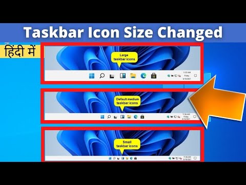 How To Change Taskbar Icon Size in Windows 11