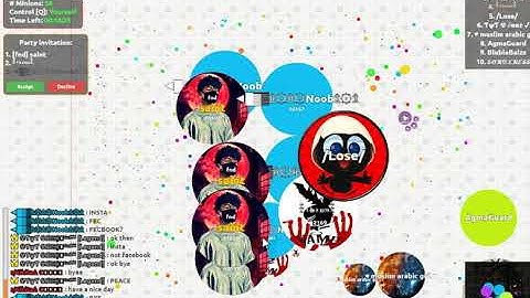 Agma.io 50bots +team 300 bots omg best moments bot yagmuru