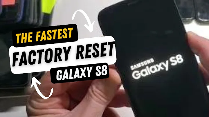 Samsung Galaxy S8 Hard Reset Factory Reset - THIS is the Fastest Way
