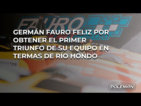 FR Plus - Germán Fauro y su alegría por el primer triunfo del equipo en Termas