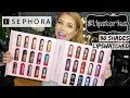 Sephora Collection #Lipstories | 30 Shades Lipswatched