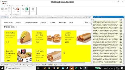 Scraping Uber Eats | Food title, description and price from various sub categories