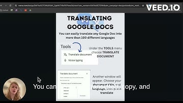 1. Translate Google Doc