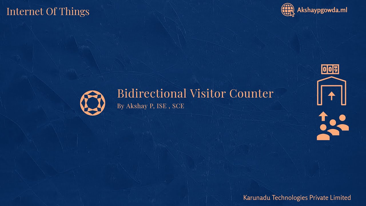 Bidirectional Visitor Counter by Akshay | IOT | Tinkercad| - YouTube