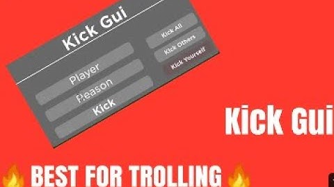 Kick hub Require Script In Description!!