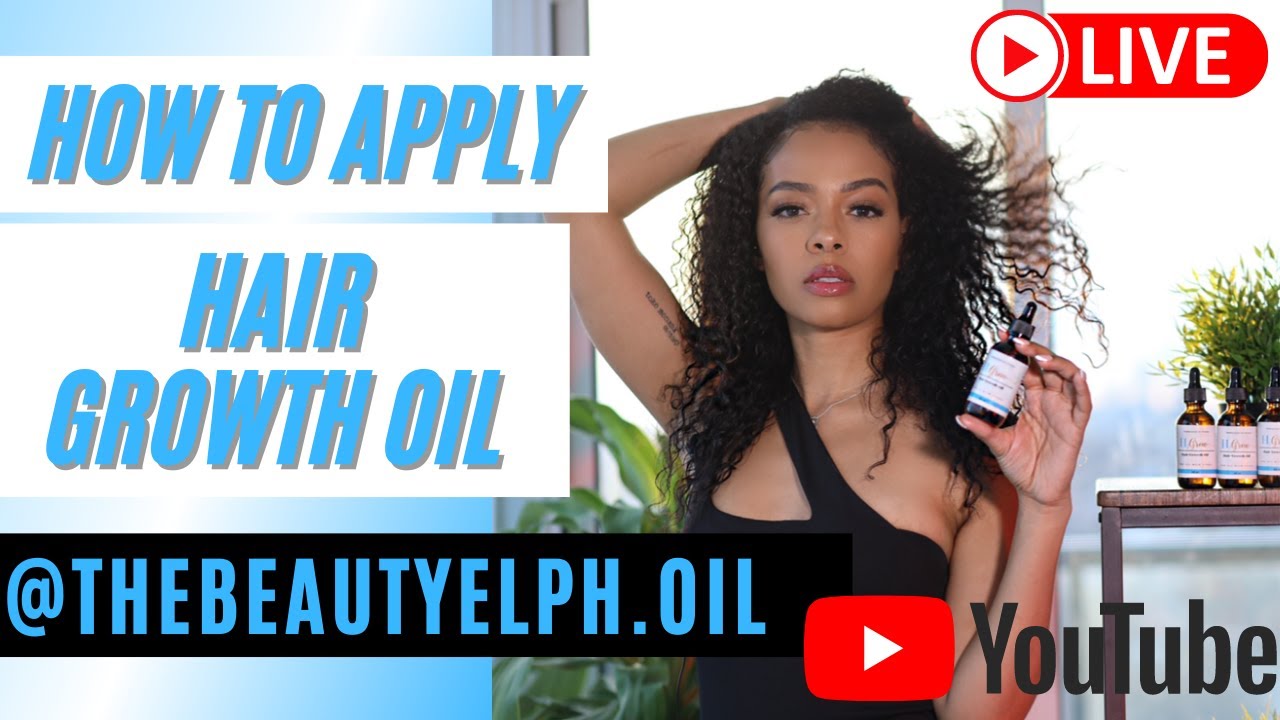 How to Apply Oil to Your Hair Ft. H2Grow YouTube