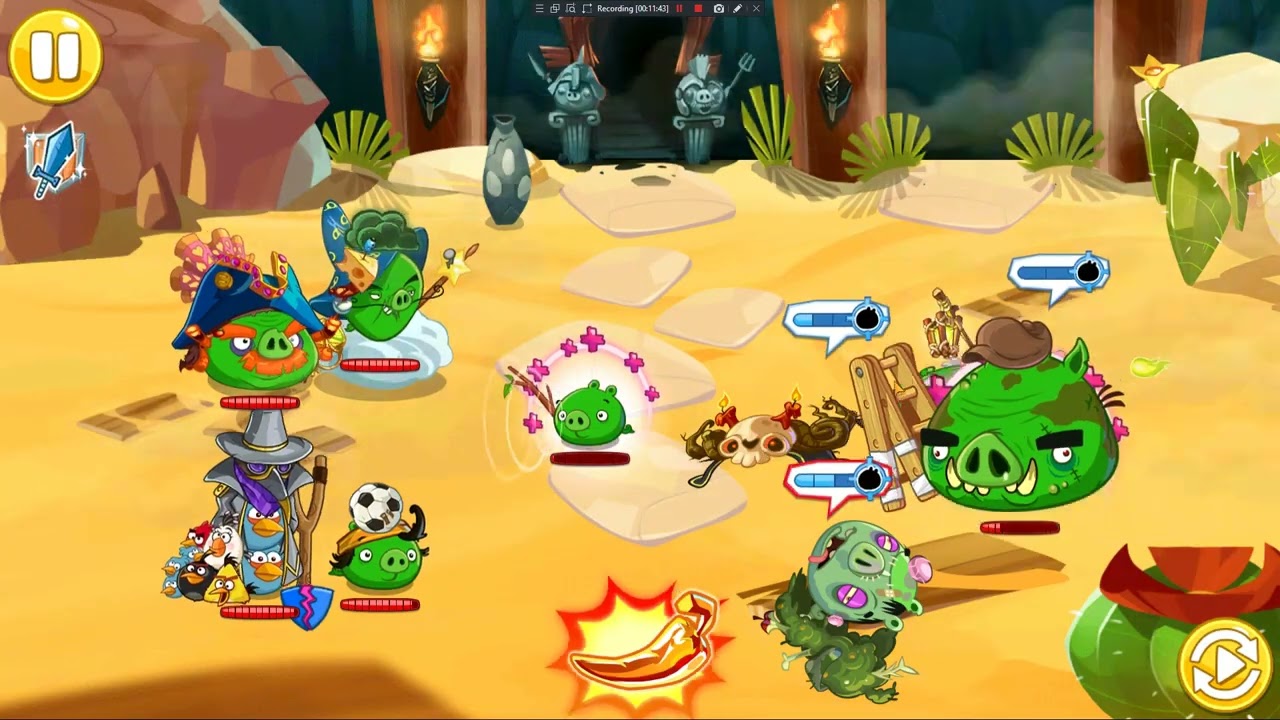 Angry Birds Epic - FootBall Pig and the 