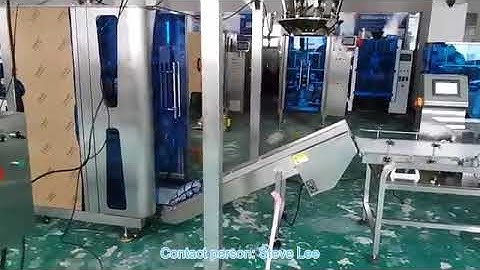 2KG peanut pillow bag with check weigher full automatic packing solution video from Wilpac