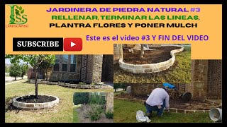 JARDINERA DE PIEDRA NATURAL LABRADA A MANO #3