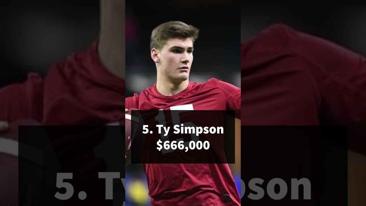 WATCH: Top 5 RICHEST Alabama football players  #alabamafootball #crimsontide