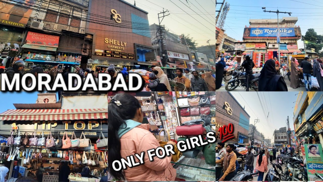 Town Hall Moradabad Market Vlog 2023 Latest view  | New Buddh Bazar moradabad | shopping with sister