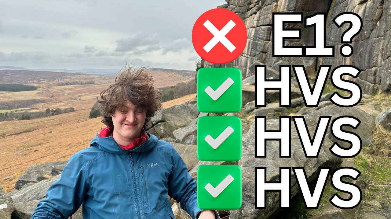 HVS extravaganza at Stanage Popular, after hitting the deck on an E1