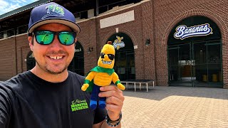 I Snuck Inside the Savannah Bananas Stadium + One Seriously Creepy Record Store