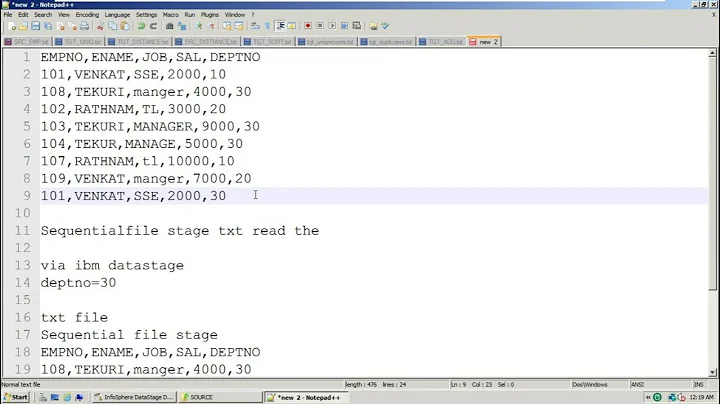 IBM DataStage ETL Tool | Beginners & Advanced|Real Time Offline & Online Training|Venkat| 9538160185