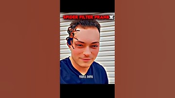 🕷️ " Spider Filter Reality Check 😂 Troll Face Style " #SpiderFilter #TrollFace #PrankVideo #shorts