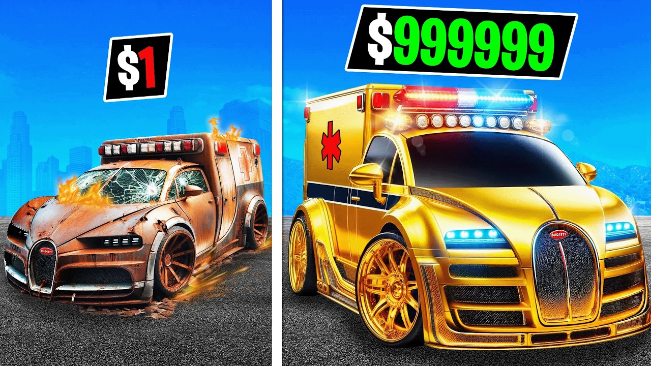 $1 to $1,000,000 Ambulance Bugatti