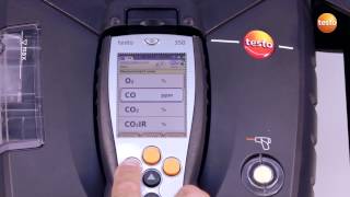 testo350 Operational - Display Setup