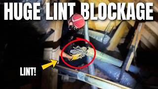 MASSIVE Lint Blockage | Dryer Vent Deep Cleaning in Austin, TX