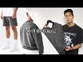 COLE BUXTON REVIEW | washed shorts & zip up hoodie