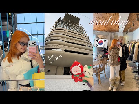 seoul vlog 🇰🇷 | haus nowhere | getting street food and olive young 🫒 