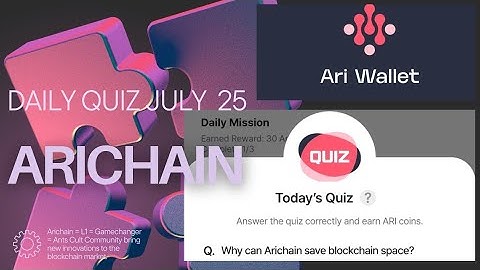Why can Arichain save blockchain space?