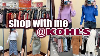 Shop with me at Kohls for the first time in YEARS | dressing room try on