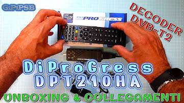 Diprogress DPT210HD Stick - Decoder digitale terrestre DVB-T2 - Unboxing & Collegamenti alla TV