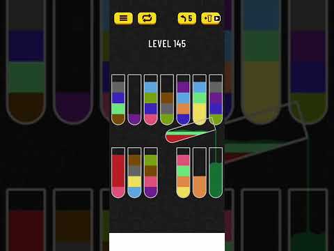 2022! Water Sort Level 145 Walkthrough Solution Android/iOS