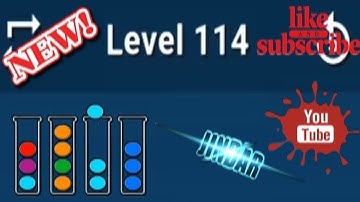 Ball Sort Puzzle Level 114 Color Sorting Games Level 114