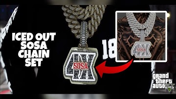 Making A Iced Out Custom SOSA Chain Set In GTA 5 RP (FiveM) | Blender 3D Modeling