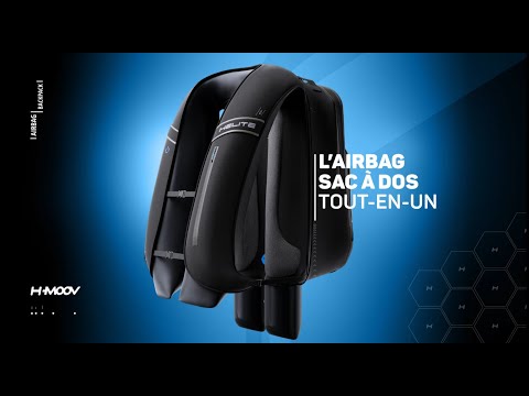 H-MOOV SAC À DOS ÉLECTRONIQUE AIRBAG NOIR