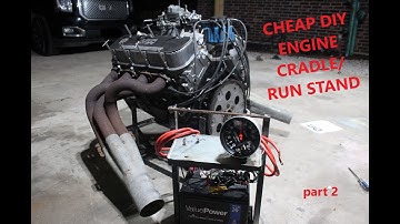 how to make a cheap low buck engine cradle/run stand (part 2)