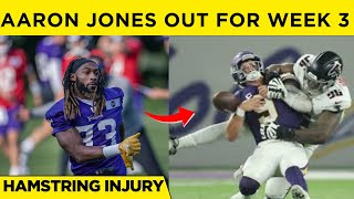 Aaron Jones Likely Out for Week 3 | Vikings RB Sidelined by Hamstring Injury