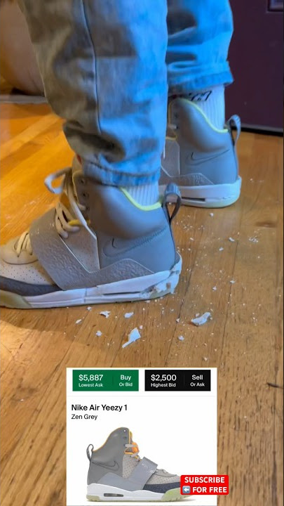 Nike Air Yeezy 1 'Zen Grey' Review & On Feet 