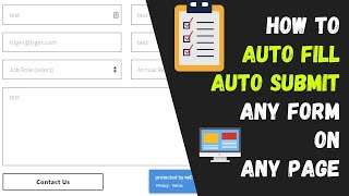 Auto Fill Auto Submit (Auto Click) Any Form on Any Web Page (Website) screenshot 2