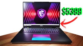 MSI Titan 18HX Ultimate Review! Worth the $5399 Price Tag? Haptic Touchpad, Mech Keys, 4K+ Display!