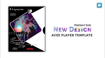 New Aveev Player FullScreen Size Template Tutorial | Avee Player Template Download Link New