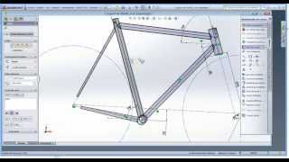 Cad 3D cuadro bicicleta